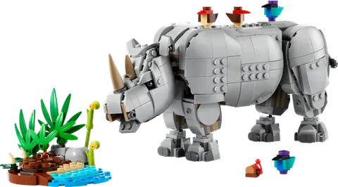 LEGO 31171 Wild Animals: Majestic Rhino with Birds