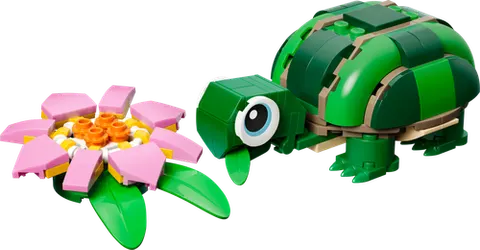 LEGO 31377 Turtle with a Water Lily Flower