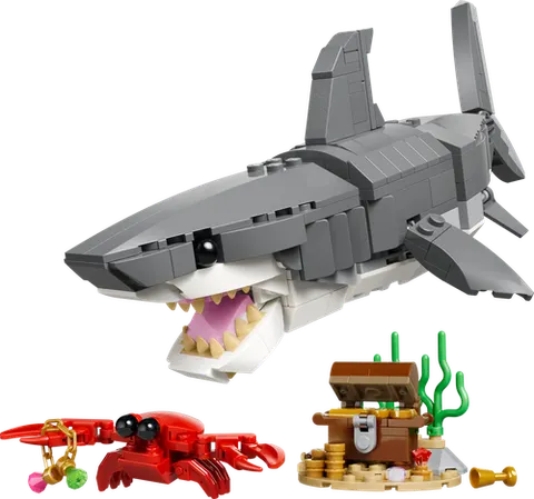 LEGO 31381 Fierce Shark with a Treasure Chest