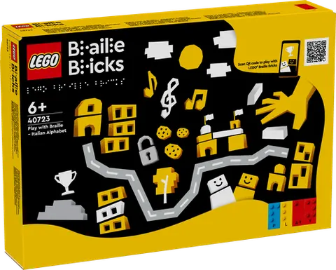 LEGO 40723 Play with Braille - Italian Alphabet