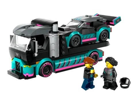 LEGO 60406 Race Car and Car Carrier Truck