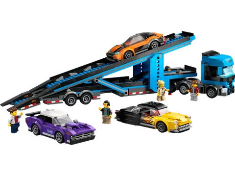 LEGO 60408 Car Transporter Truck with Sports Cars