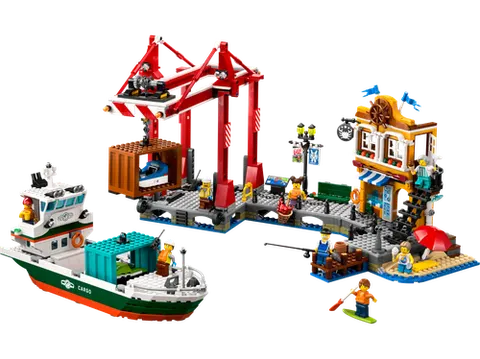 LEGO 60422 Seaside Harbor with Cargo Ship