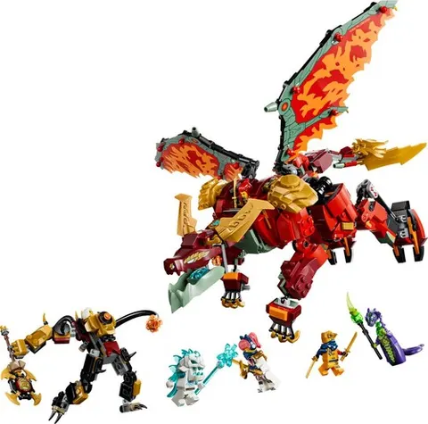 LEGO 71868 Wyldfyre's Transforming Dragon Mech
