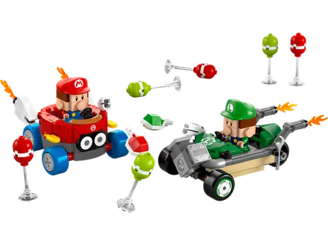 LEGO 72034 Mario Kart – Baby Mario vs. Baby Luigi