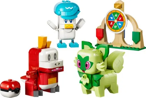 LEGO 72158 Sprigatito, Fuecoco and Quaxly Battle