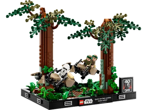 LEGO 75353 Endor Speeder Chase Diorama