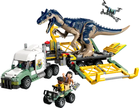 LEGO 76966 Dinosaur Missions: Allosaurus Transport Truck