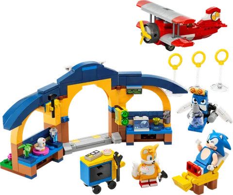 LEGO 76991 Tails' Workshop and Tornado Plane